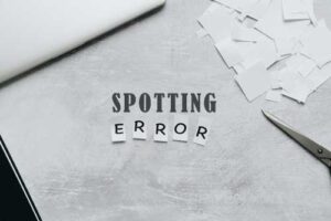 Spotting Errors Questions for NDA